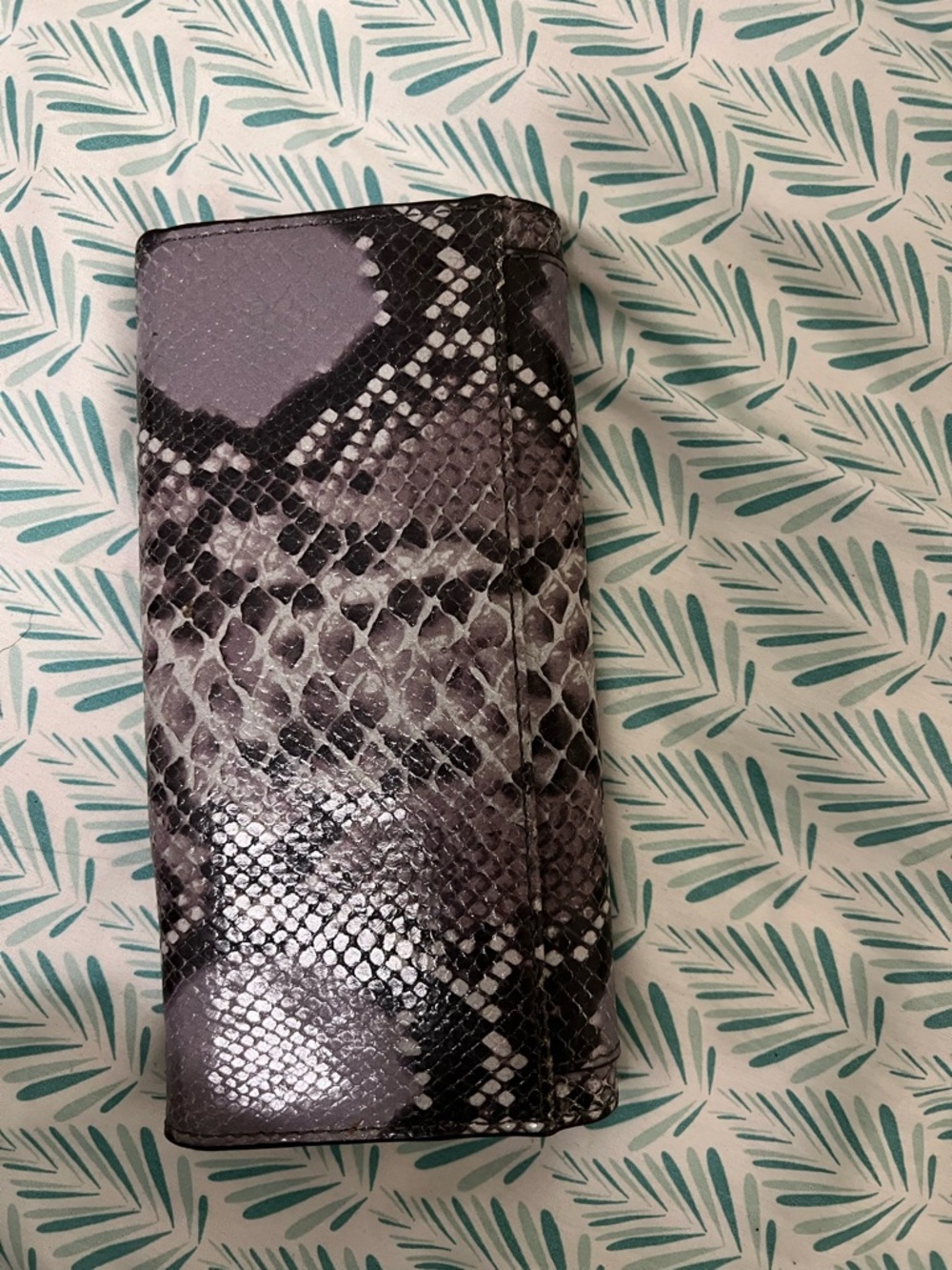 Coach Kristin Python-Embossed Slim Envelope Wallet - Picture 4 of 7